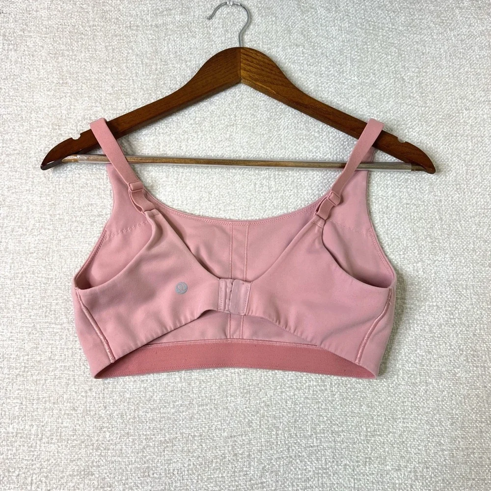 Lululemon In Alignment Straight Strap Bra (Light Support) in Pink Puff - 36C/36D